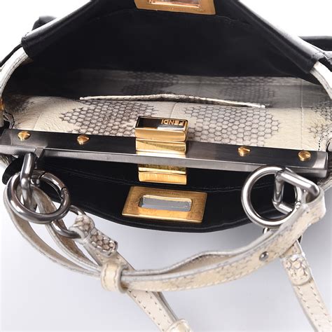 fendi peekaboo mini uk|fendi peekaboo snakeskin.